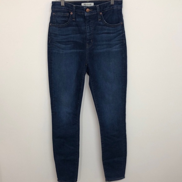 Madewell Curvy High Rise Skinny Jeans Size 27T - Picture 4 of 10